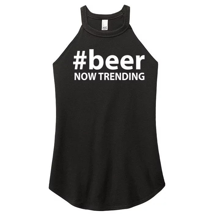 Beer Now Trending Funny Drinking Gift Women’s Perfect Tri Rocker Tank