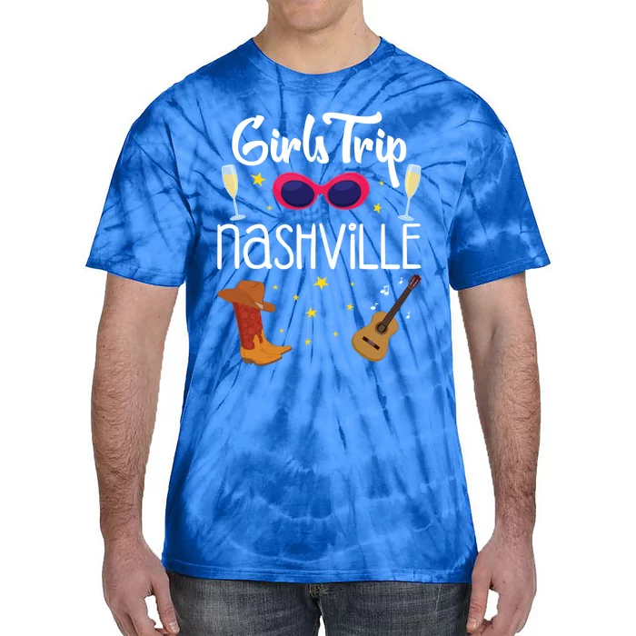 Bachelorette Nashville Trip Gift Tie-Dye T-Shirt