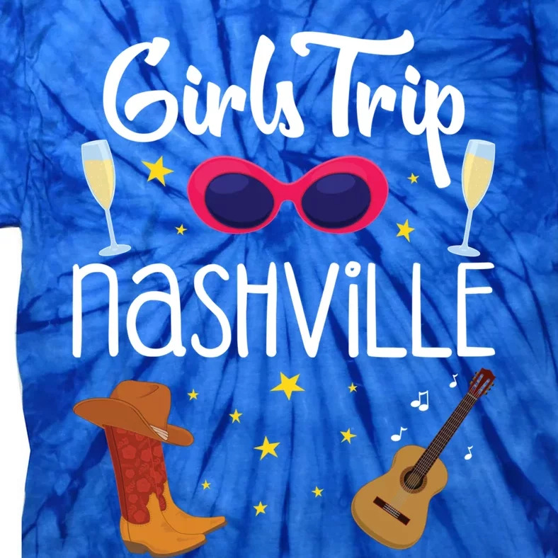 Bachelorette Nashville Trip Gift Tie-Dye T-Shirt