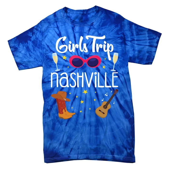 Bachelorette Nashville Trip Gift Tie-Dye T-Shirt