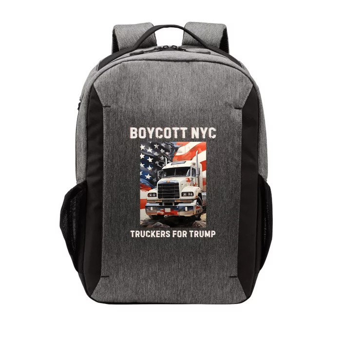 Boycott Nyc Truckers For Trump Vector Backpack