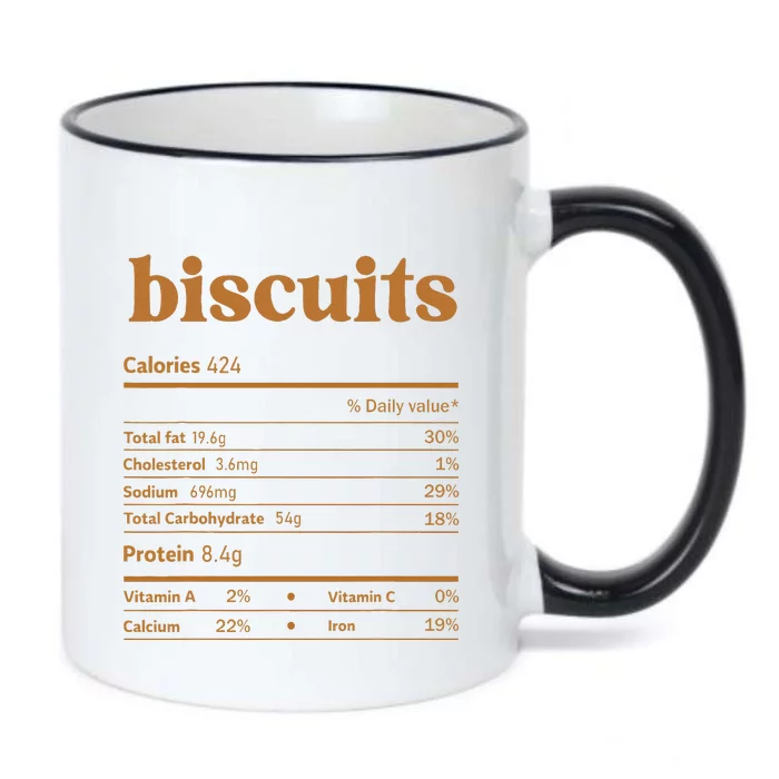 Biscuit Nutrition Thanksgiving Costume Food Facts Christmas Black Color Changing Mug