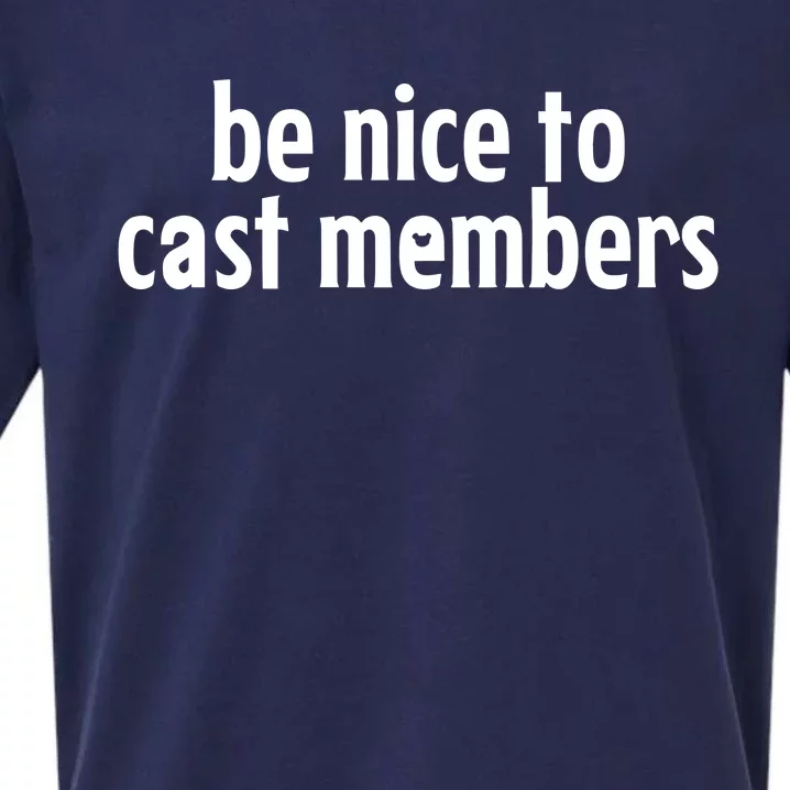 Be Nice To Cast Members Sueded Cloud Jersey T-Shirt