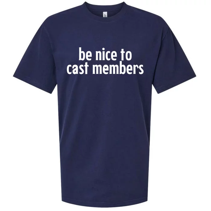 Be Nice To Cast Members Sueded Cloud Jersey T-Shirt