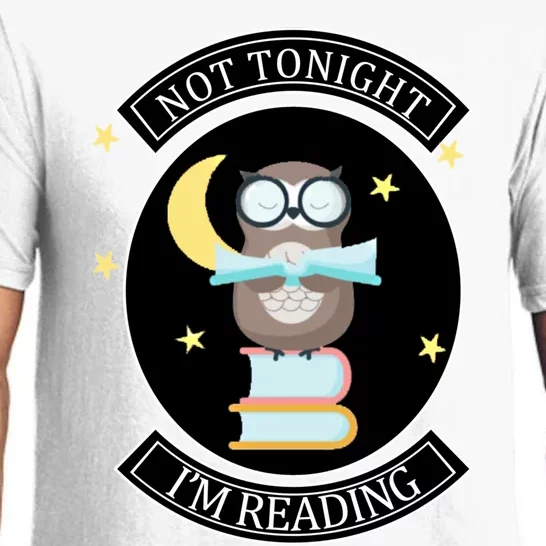 Bookish Not Tonight Im Reading Bookworm For Book Nerds Gift Pajama Set