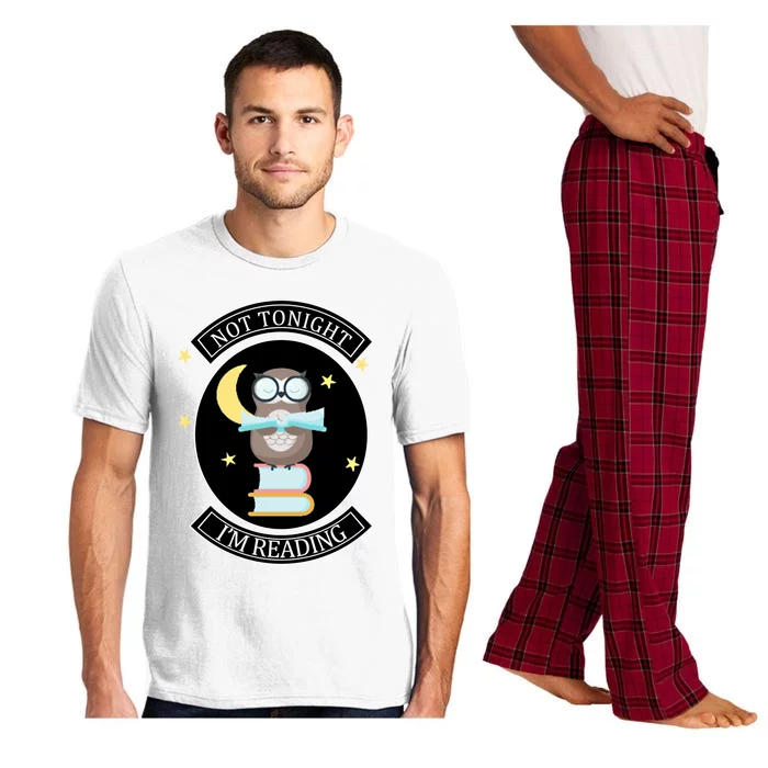 Bookish Not Tonight Im Reading Bookworm For Book Nerds Gift Pajama Set