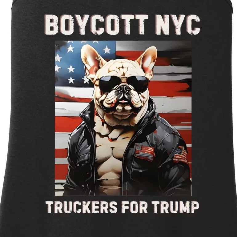 Boycott Nyc Truckers For Trump Ladies Essential Tank