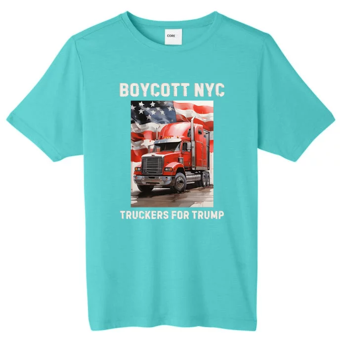 Boycott Nyc Truckers For Trump ChromaSoft Performance T-Shirt