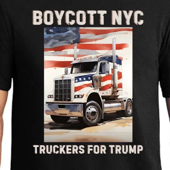 Boycott Nyc Truckers For Trump Pajama Set