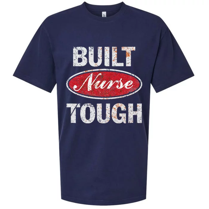 Built Nurse Tough Gift For Nurse Sueded Cloud Jersey T-Shirt