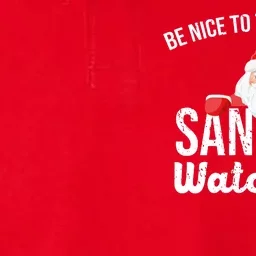 Be Nice To The Teacher Santa Is Watching Softstyle Adult Sport Polo