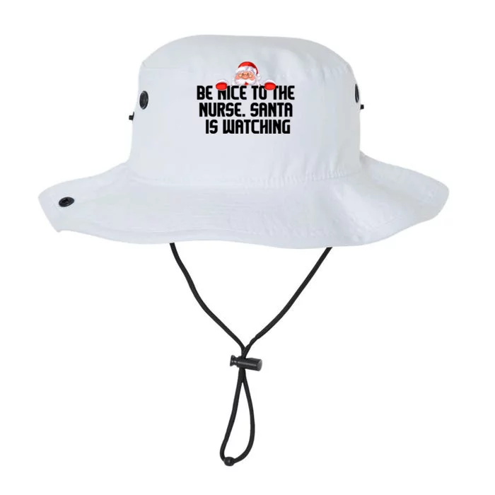 Be Nice To The Nurse Santa Is Watching Legacy Cool Fit Booney Bucket Hat