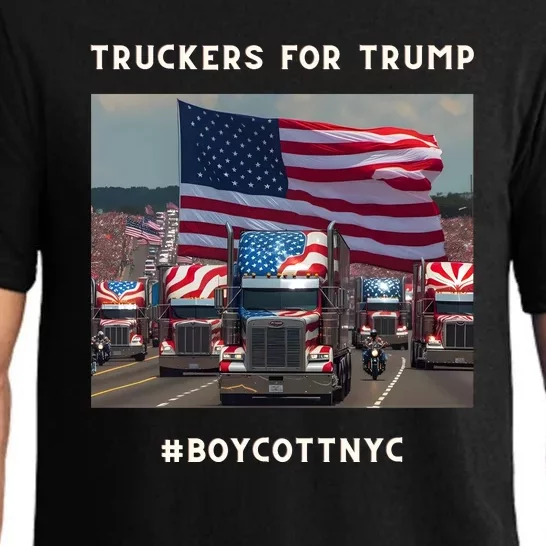 Boycott Nyc Truckers For Trump Pajama Set