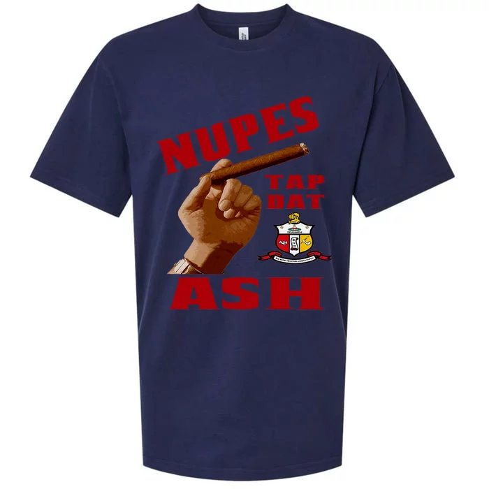 Black Nupes Tap Dat Ash Cigar Sueded Cloud Jersey T-Shirt