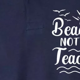 Beaching Not Teaching Summer Break Teacher Softstyle Adult Sport Polo