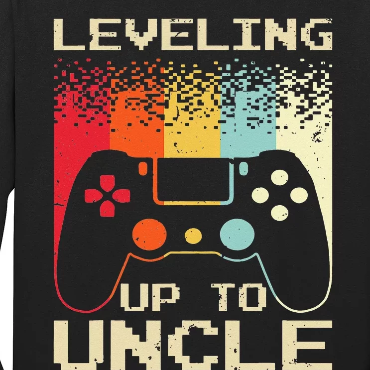 Best New Uncle For Soon To Be Uncle Nephew Gamer Long Sleeve Shirt