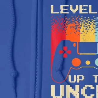 Best New Uncle For Boys Soon To Be Uncle Nephew Gamer Full Zip Hoodie