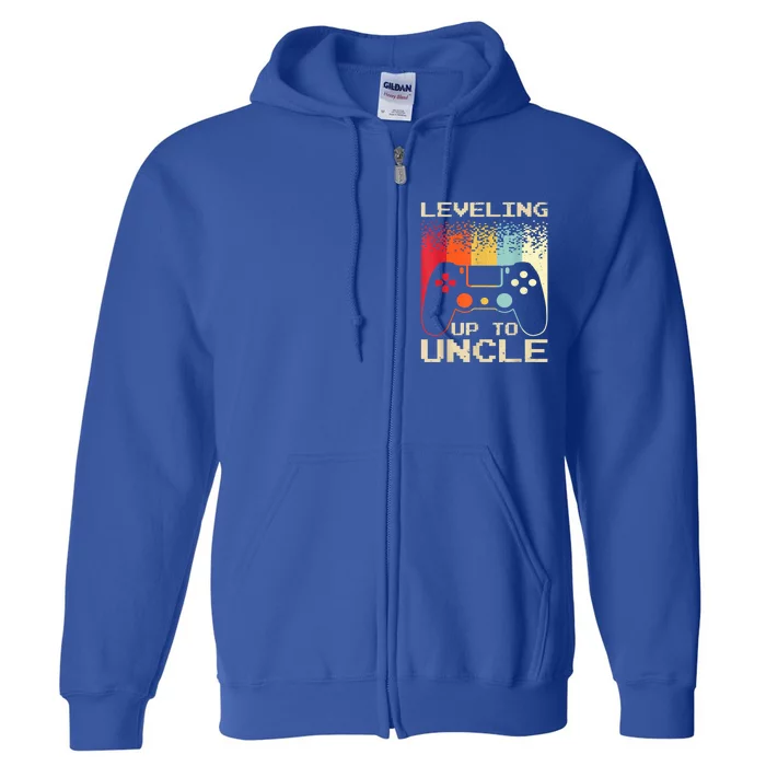 Best New Uncle For Boys Soon To Be Uncle Nephew Gamer Full Zip Hoodie