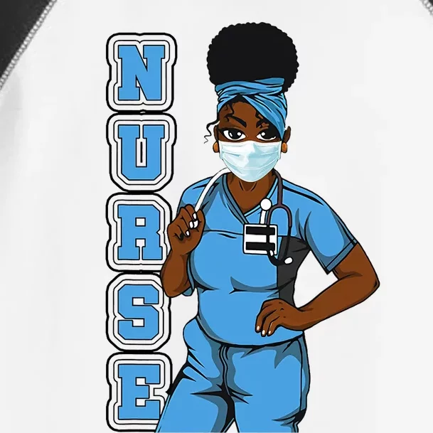 Black Nurse Uniform Face Mask Afro African Women Funny Gift Toddler Fine Jersey T-Shirt