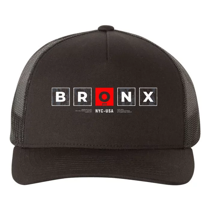 Bronx NYC USA Yupoong Adult 5-Panel Trucker Hat