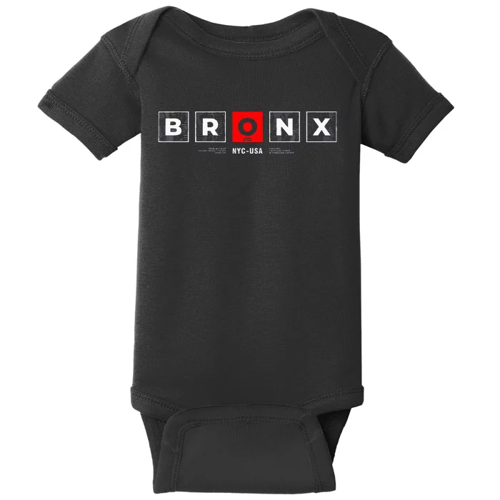 Bronx NYC USA Baby Bodysuit