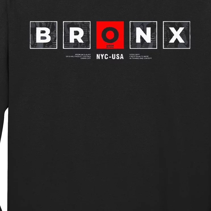 Bronx Nyc Usa Long Sleeve Shirt