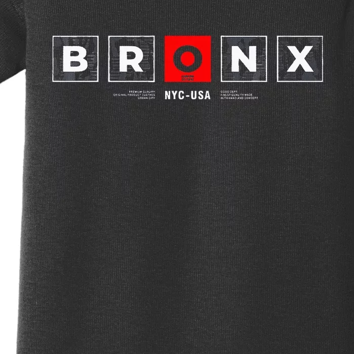 Bronx Nyc Usa Baby Bodysuit