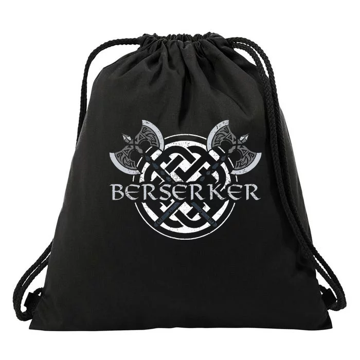 Berserker Nordic Valhalla Norseman Warrior Viking Drawstring Bag