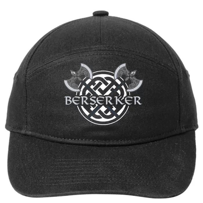 Berserker Nordic Valhalla Norseman Warrior Viking 7-Panel Snapback Hat