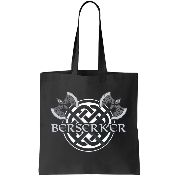 Berserker Nordic Valhalla Norseman Warrior Viking Tote Bag