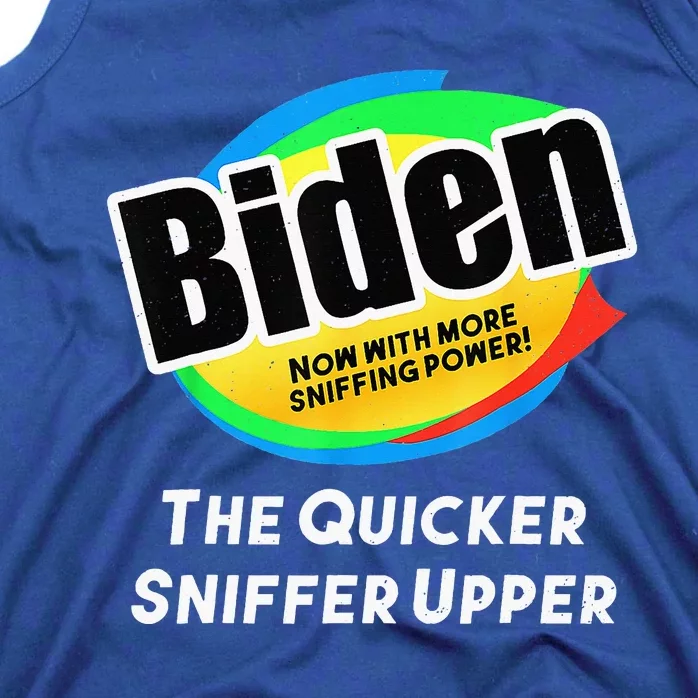 Biden Now With More Sniffing Power Tank Top