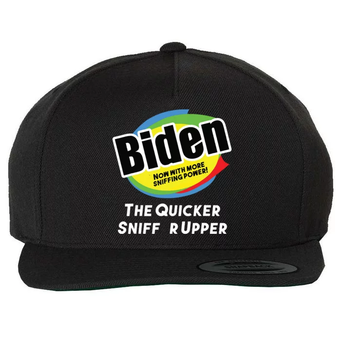 Biden Now With More Sniffing Power The Quicker Sniffer Upper Wool Snapback Cap