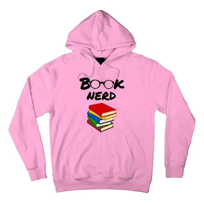 Book Nerd With Books Gift Hoodie