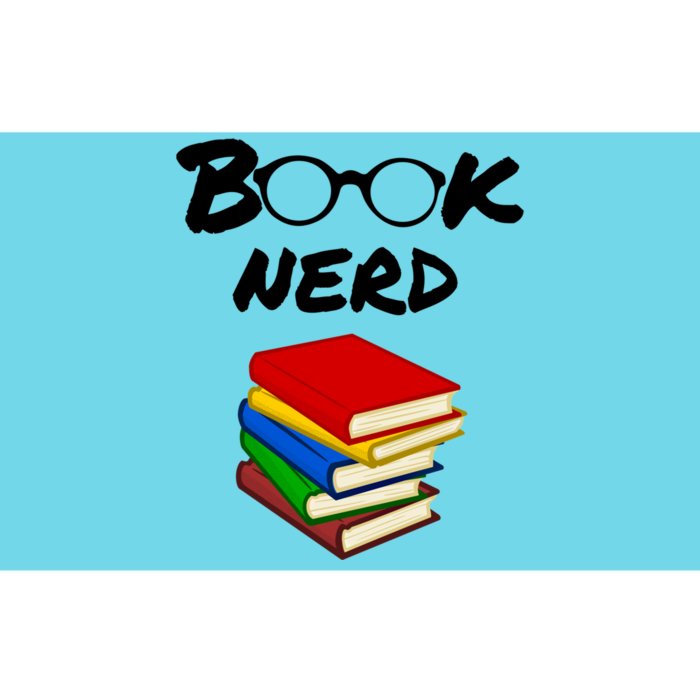 Book Nerd With Books Gift Bumper Sticker