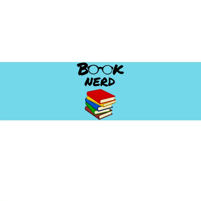 Book Nerd With Books Gift Bumper Sticker