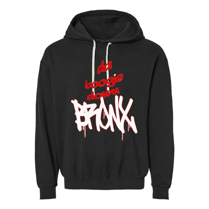 Bronx New York Da Boogie Down Bronx Garment-Dyed Fleece Hoodie