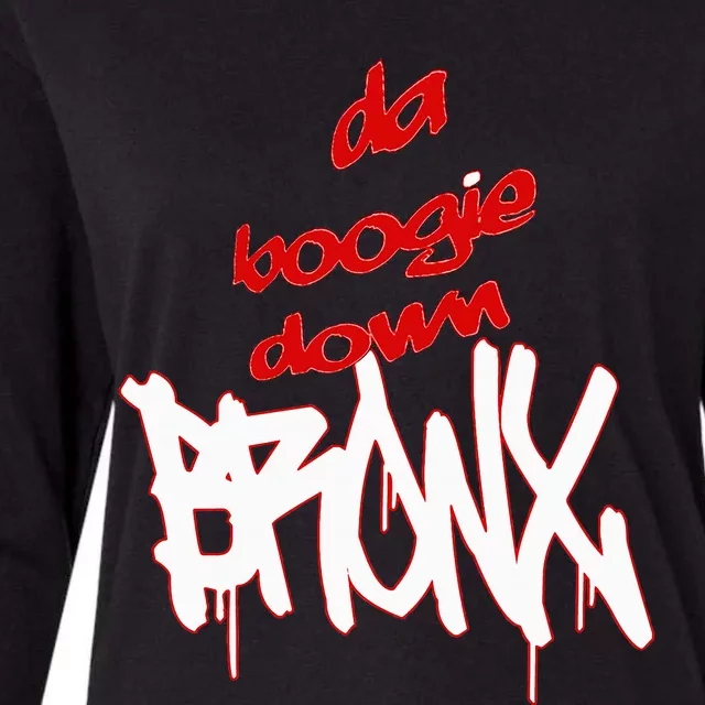 Bronx New York Da Boogie Down Bronx Womens Cotton Relaxed Long Sleeve T-Shirt