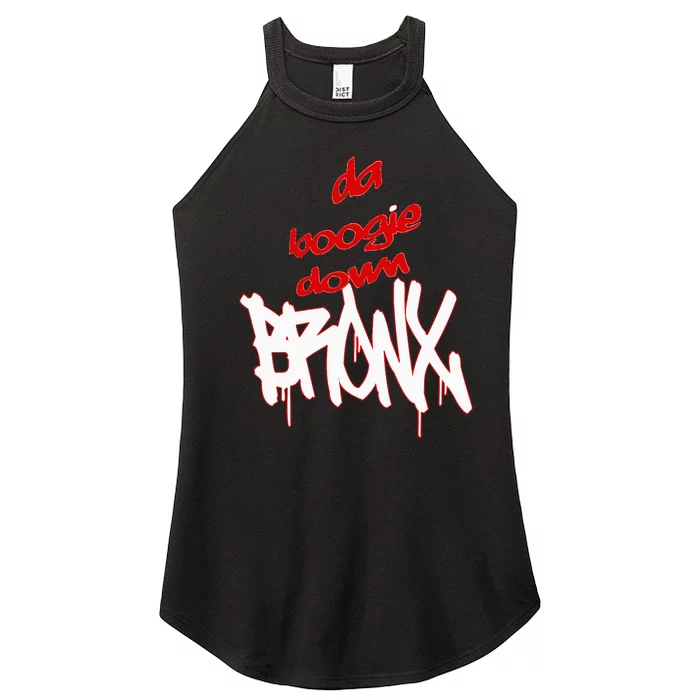 Bronx New York Da Boogie Down Bronx Women’s Perfect Tri Rocker Tank