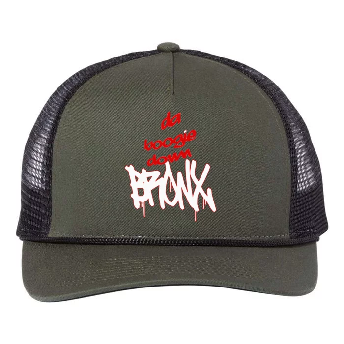 Bronx New York Da Boogie Down Bronx Retro Rope Trucker Hat Cap