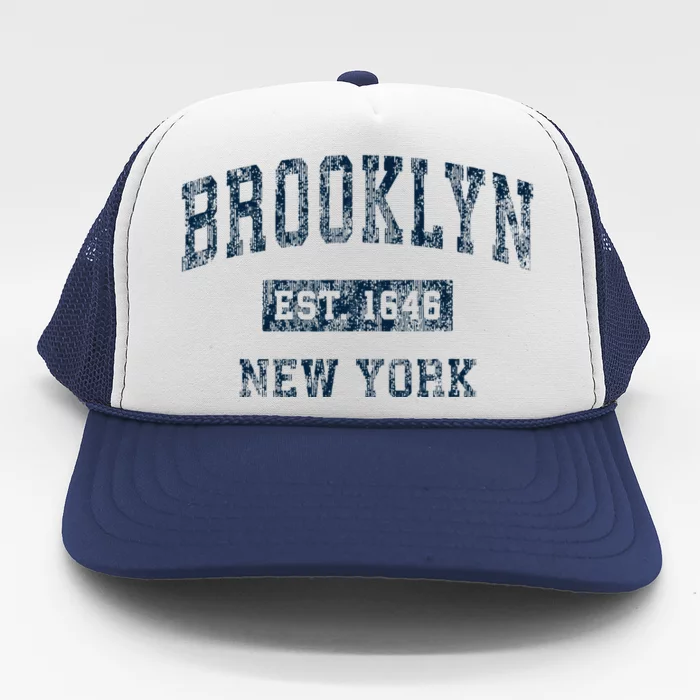 Brooklyn New York Ny Vintage Trucker Hat