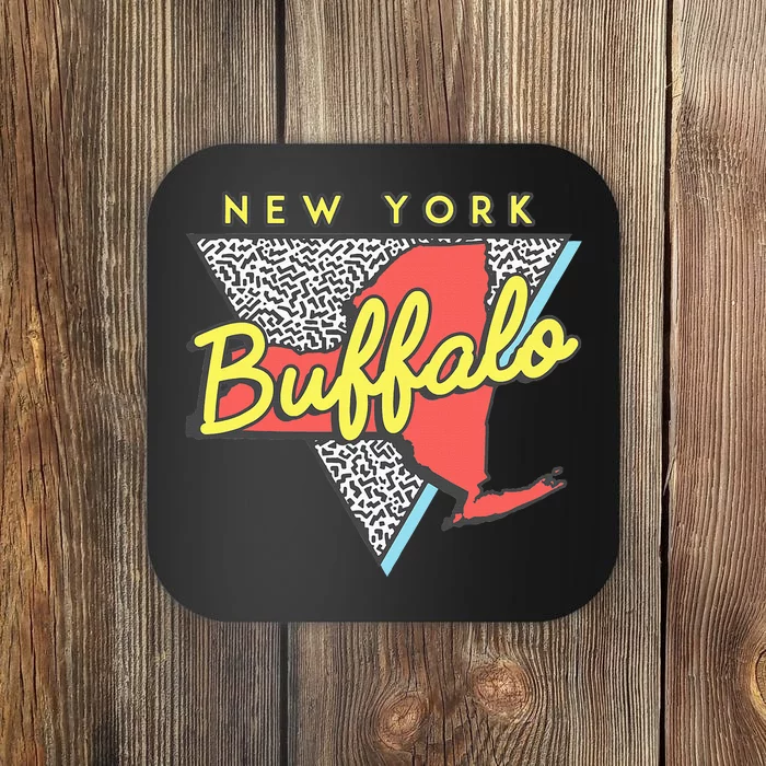 Buffalo New York Vintage Triangle Coaster