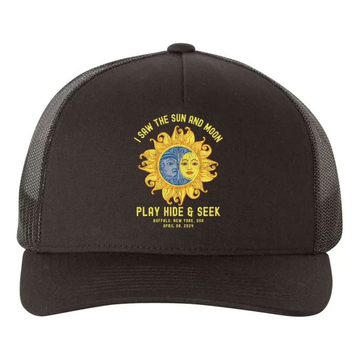 Buffalo New York Path Totality Solar Eclipse April 08 2024 Yupoong Adult 5-Panel Trucker Hat