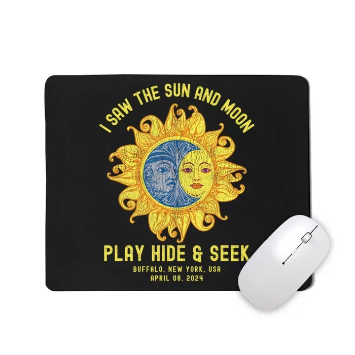 Buffalo New York Path Totality Solar Eclipse April 08 2024 Mousepad