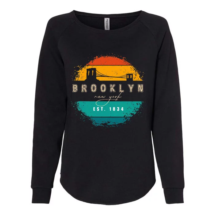 Brooklyn New York Womens California Wash Sweatshirt