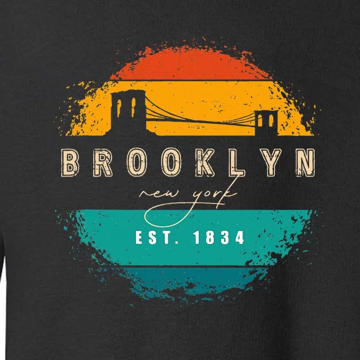 Brooklyn New York Toddler Sweatshirt