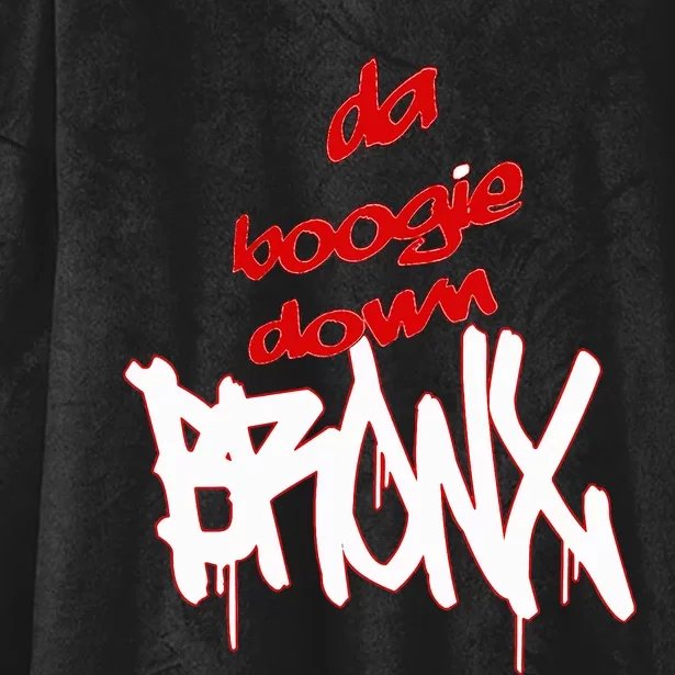 Bronx New York Da Boogie Down Bronx Hooded Wearable Blanket