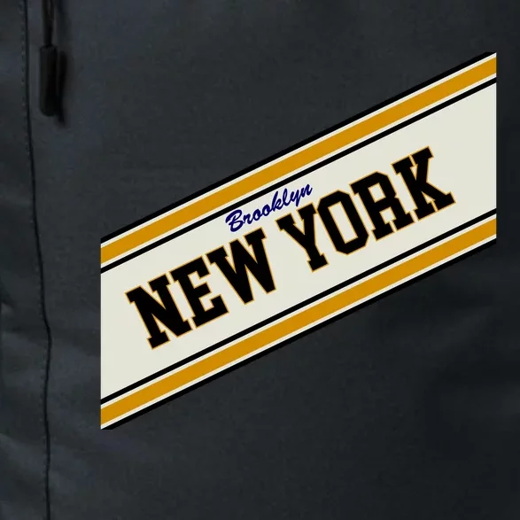 Brooklyn New York Varsity Logo Daily Commute Backpack