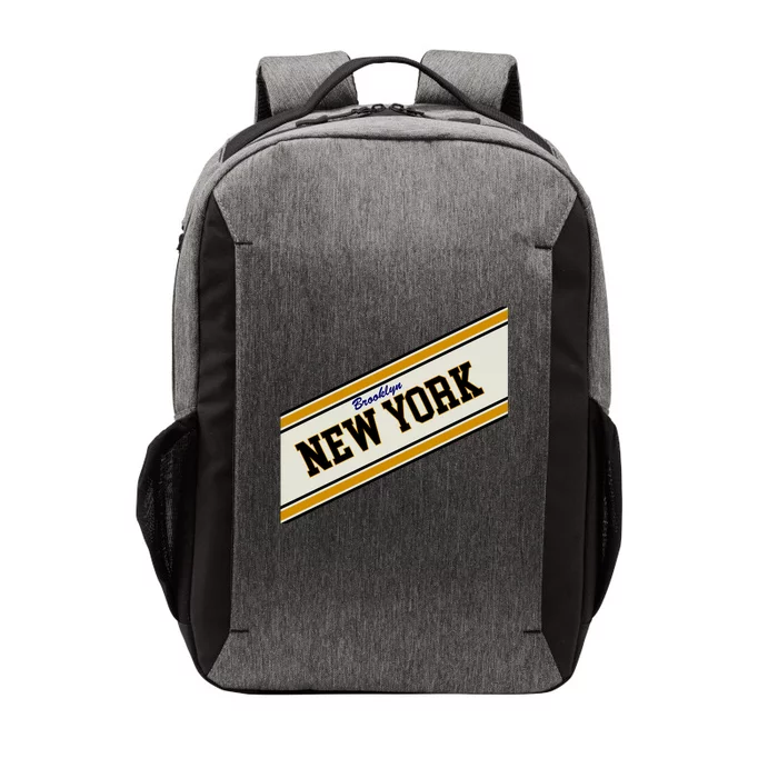 Brooklyn New York Varsity Logo Vector Backpack