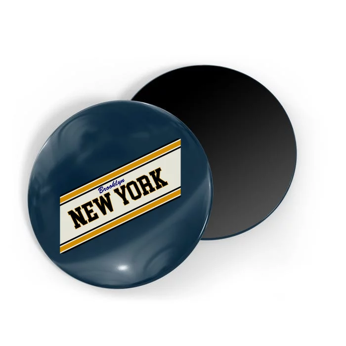 Brooklyn New York Varsity Logo Magnet