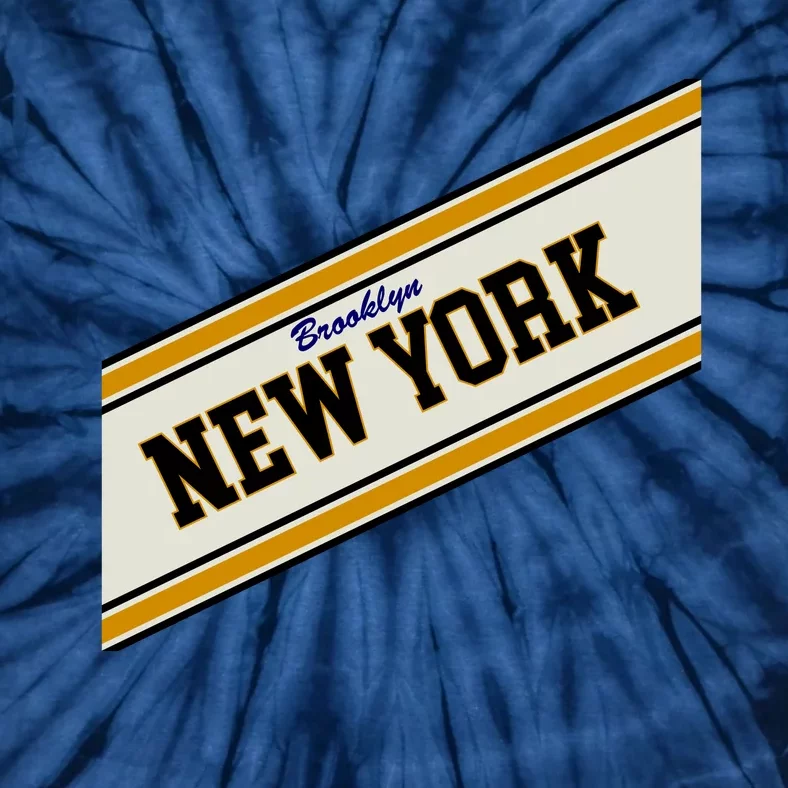 Brooklyn New York Varsity Logo Tie-Dye T-Shirt